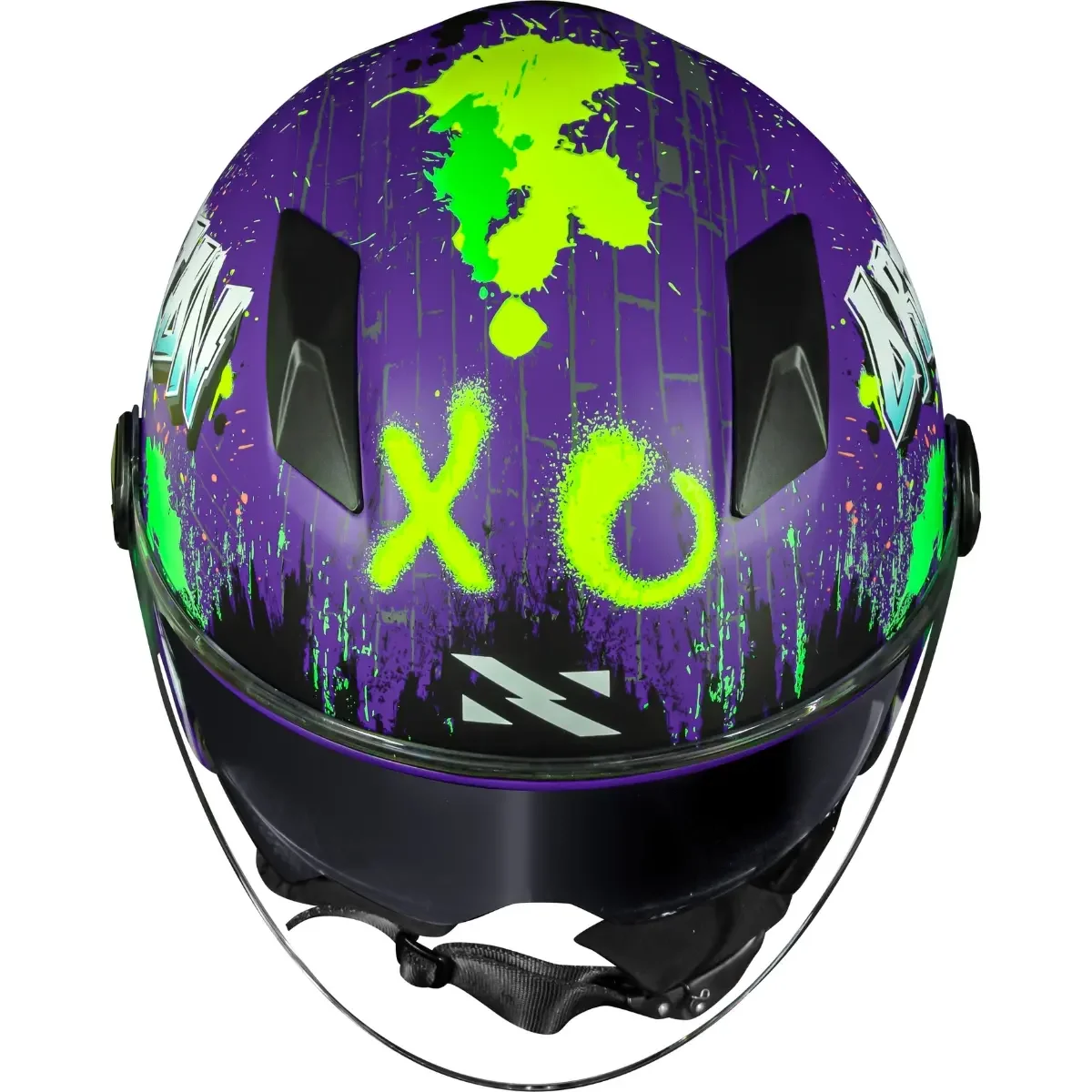 Capacete Norisk Orion SV Shine Roxo/Azul Fosco - Spinelli Motos